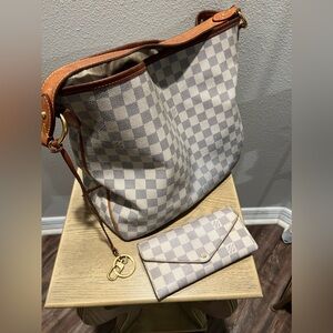 LV Damien Azure purse and Sarah wallet for sale!  LV Box and bags includ…